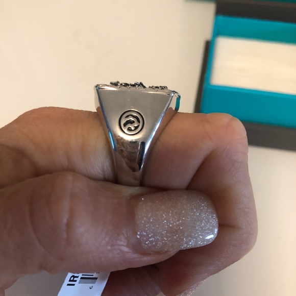 EFFY STERLING SILVER MENS DRAGON RING SIZE 10 - Picture 5 of 5